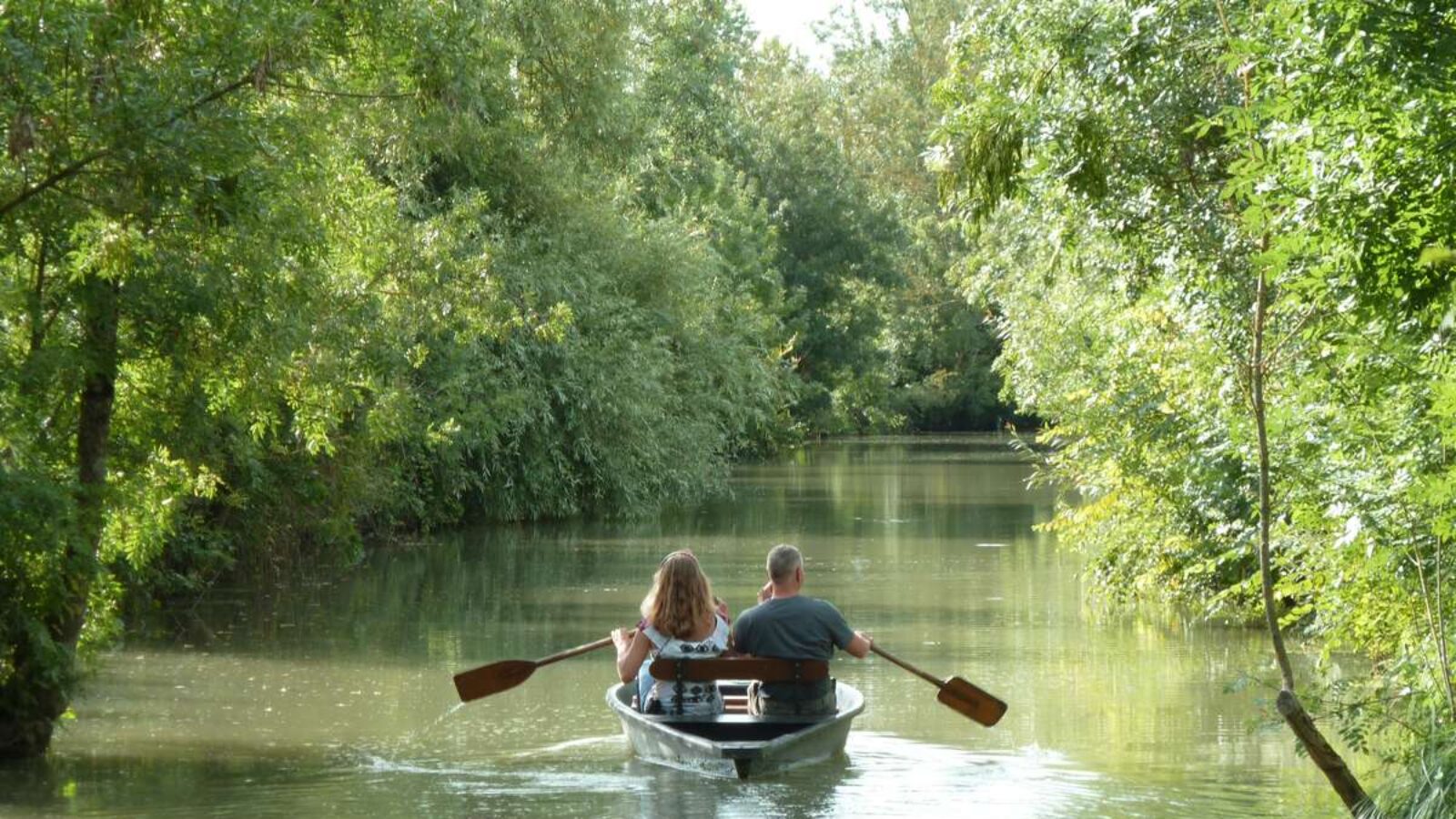 balade en barque dans le marais poitevin