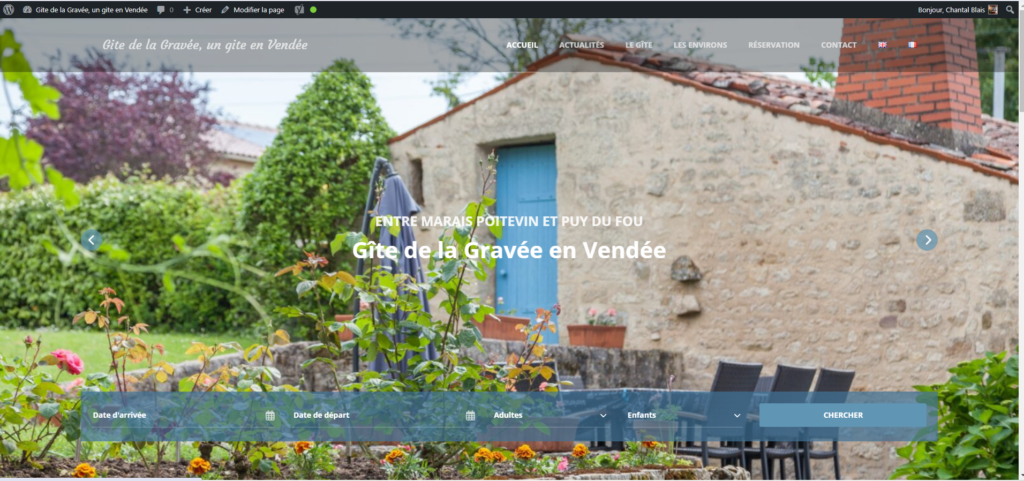 Notre site internet gite-vendee.com